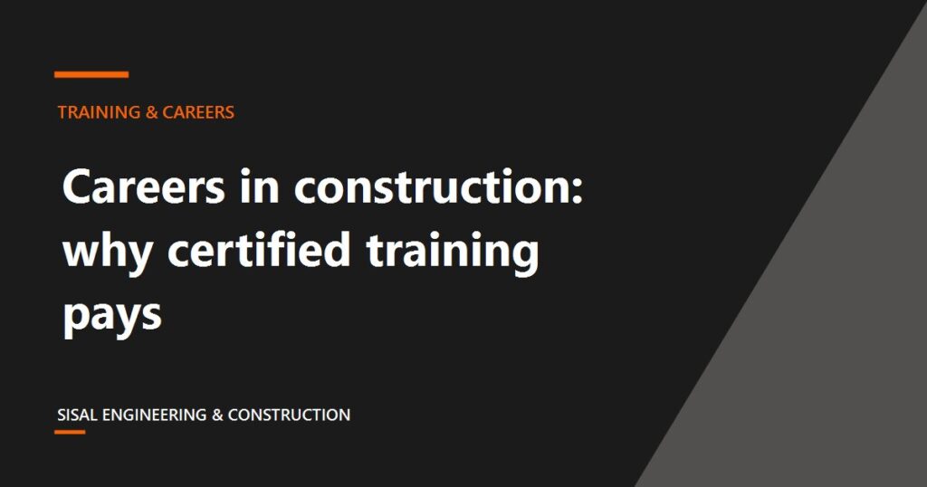 Careers in construction through certified training in Ghana